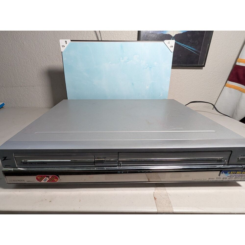Zenith XBR413 DVD Recorder & VCR Combo Player - Tested & Working!